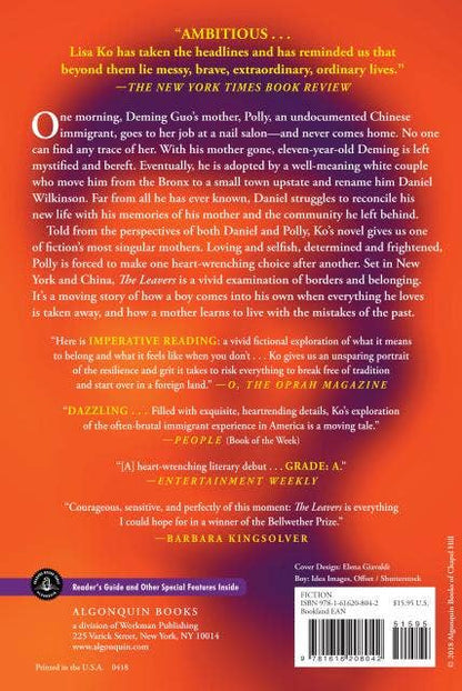 The Leavers (National Book Award Finalist): A Novel: Trade Paperback