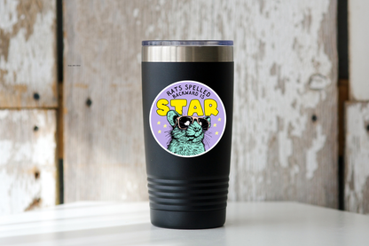 RATS Spelled Backward is STAR Sticker - mouse, pet shop