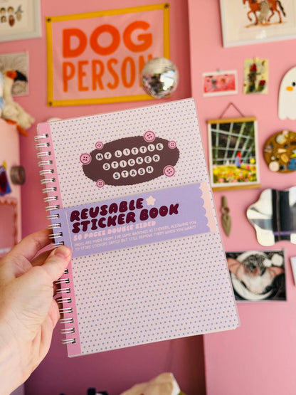 Polka Dot Buttons Sticker Book