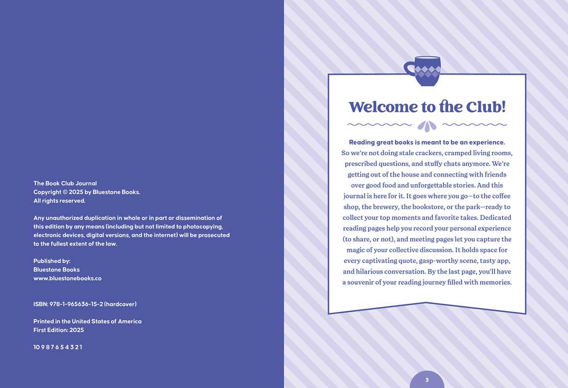 Book Club Journal by Sophie Parker: Paper Over Board; 224 pages / English