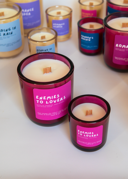 Enemies to Lovers: Cherry & Brandy Candle: 3 OZ