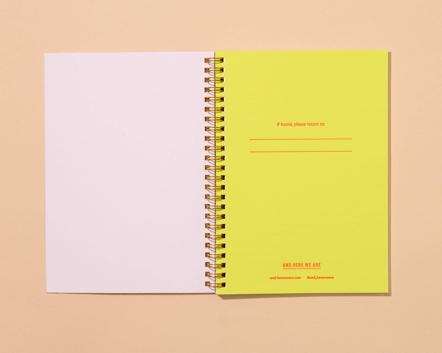 Letterpress A5 Spiral Notebook—Hot Dogs (Modern, Summer)