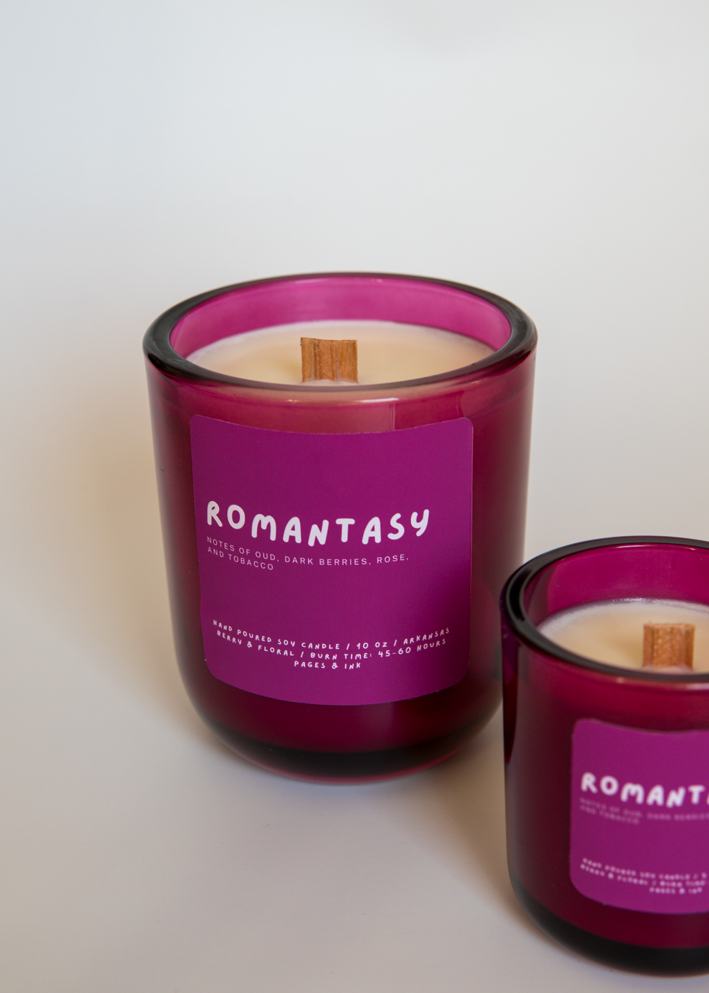 Romantasy: Berries & Tobacco Candle: 3 OZ