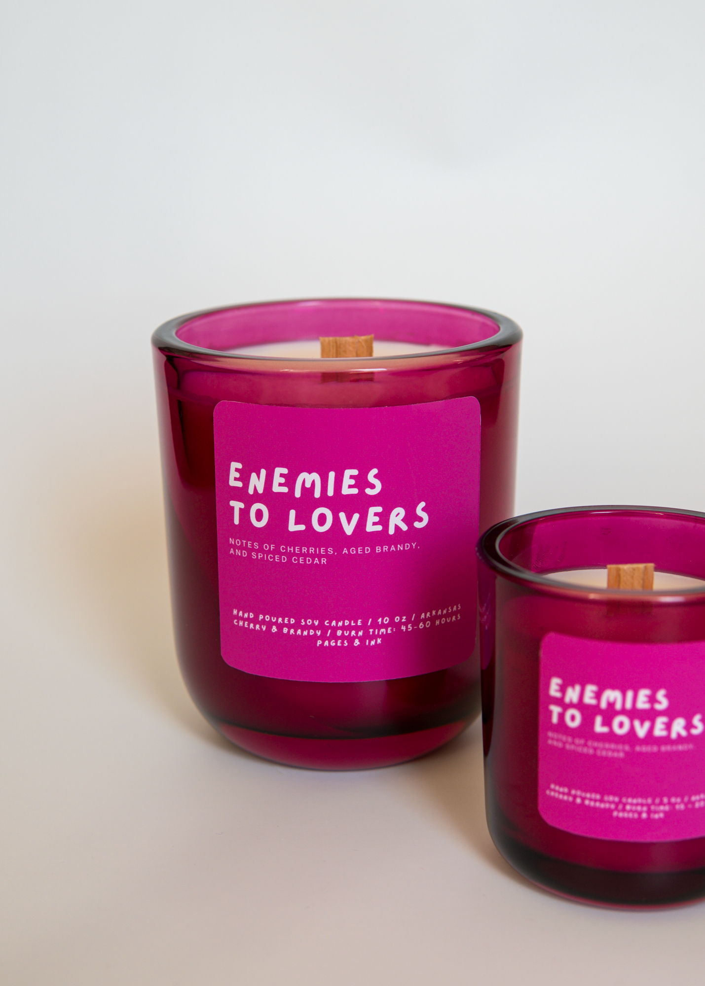 Enemies to Lovers: Cherry & Brandy Candle: 3 OZ