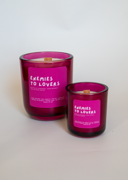 Enemies to Lovers: Cherry & Brandy Candle: 3 OZ