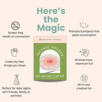 Holiday Ornament Air Dry Clay Kit | DIY Christmas Craft