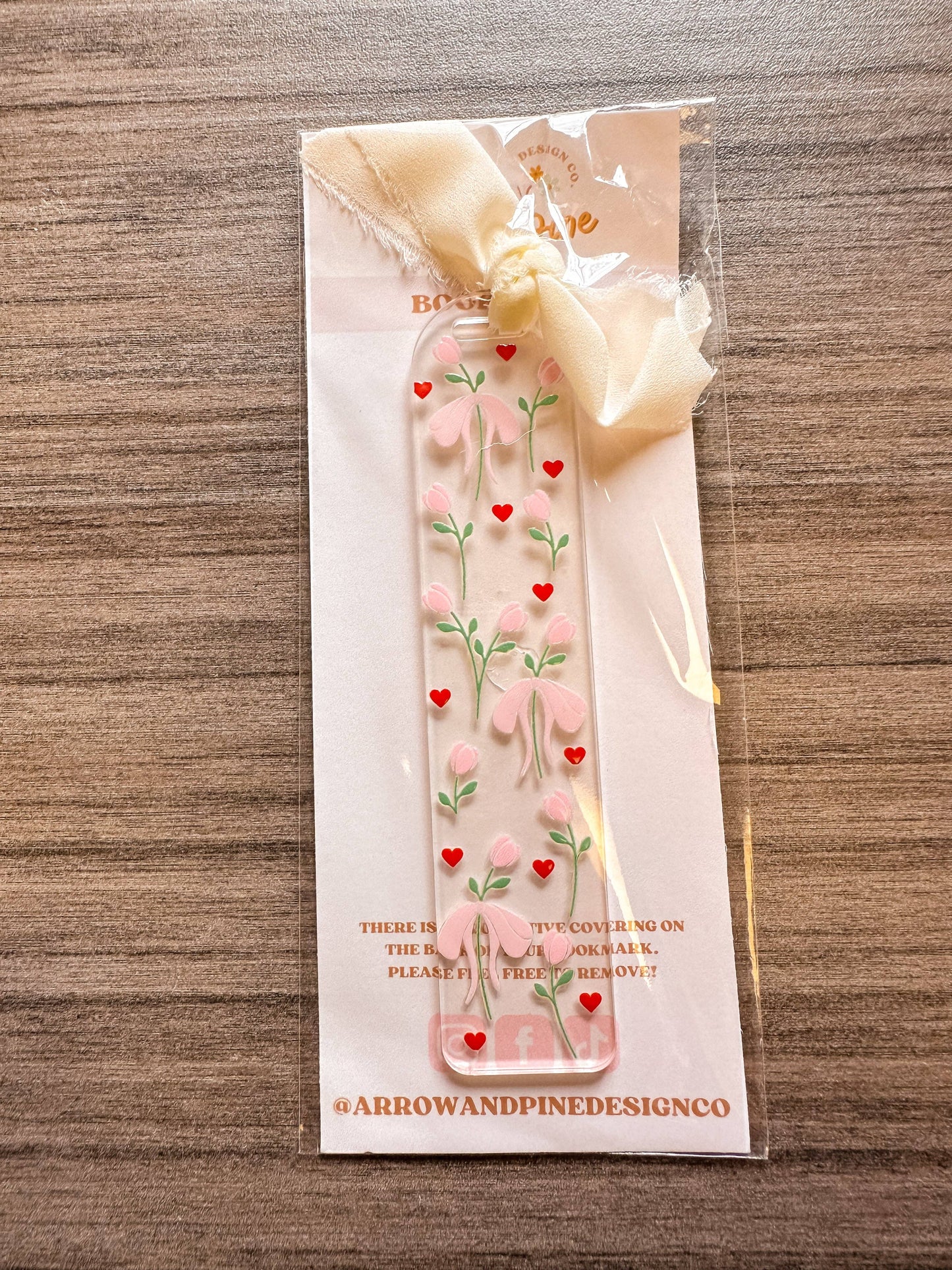 Tulip Acrylic Bookmark |