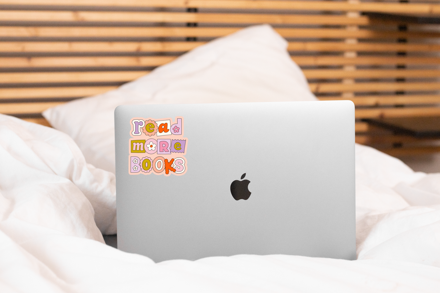 Read More Books Sticker - bookworm, nerd, library, cute