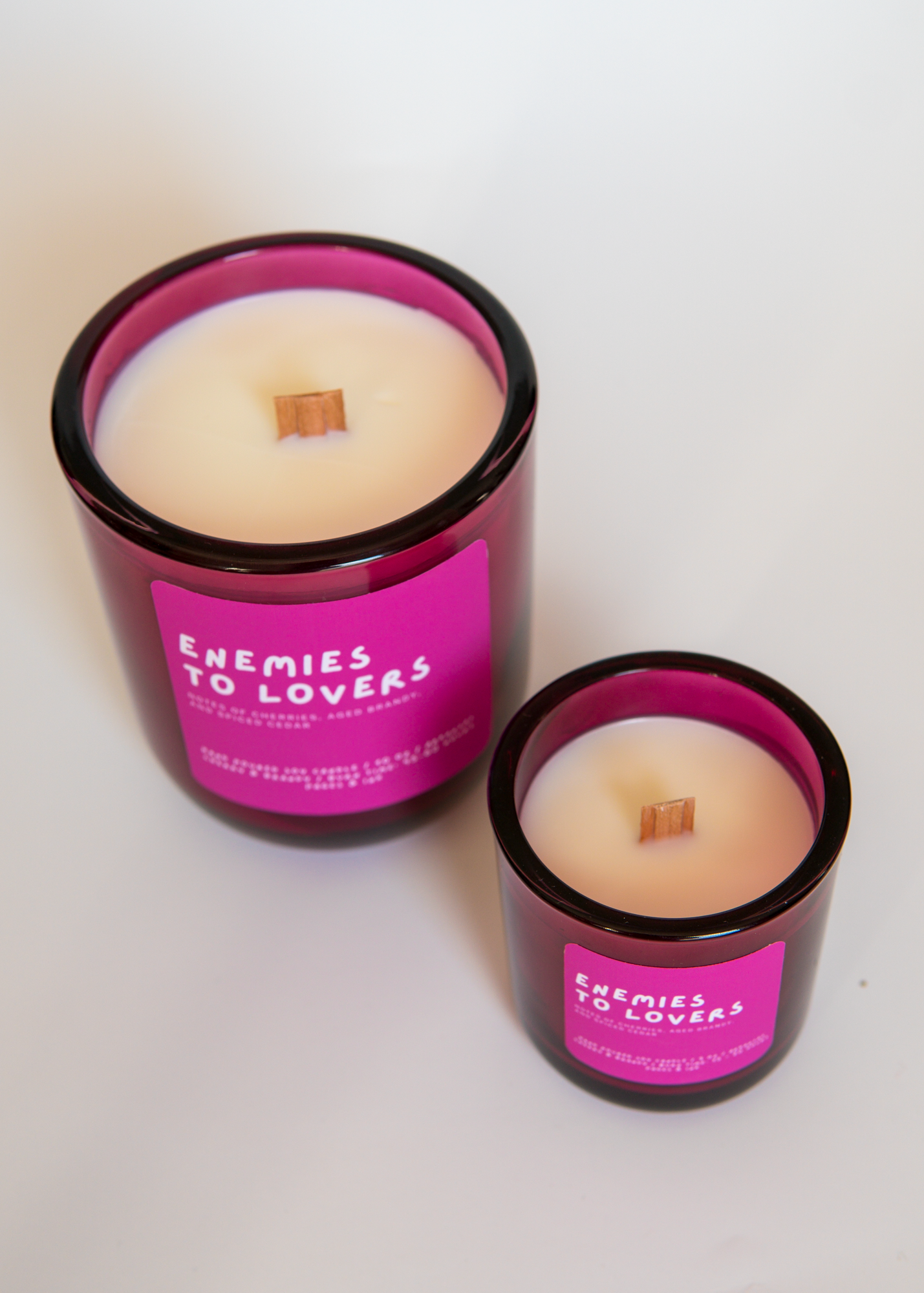 Enemies to Lovers: Cherry & Brandy Candle: 3 OZ