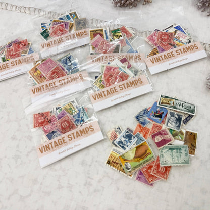 Bag of Vintage Stamps