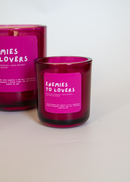 Enemies to Lovers: Cherry & Brandy Candle: 3 OZ