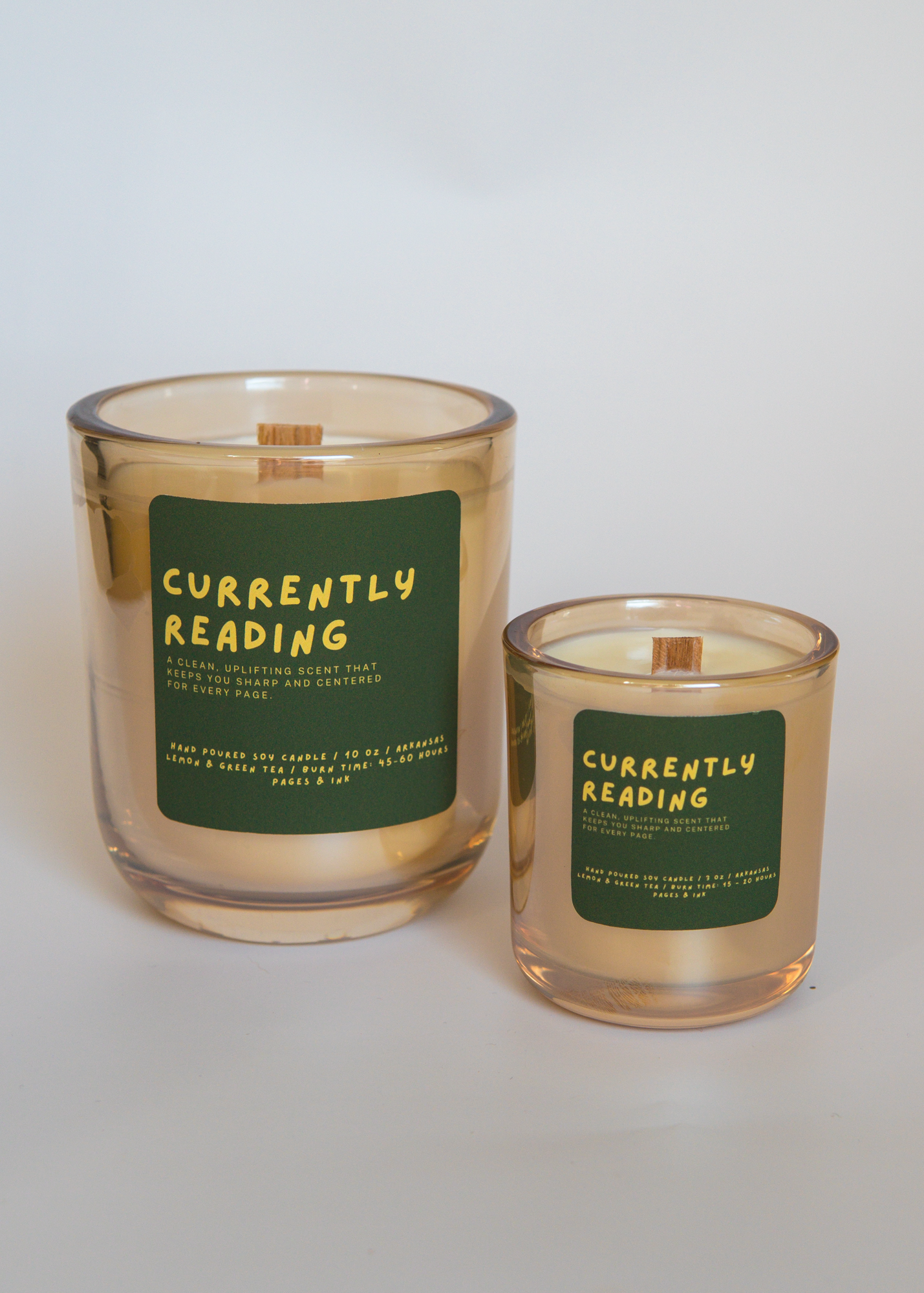 Currently Reading: Lemon & Green Tea Candle: 3 OZ