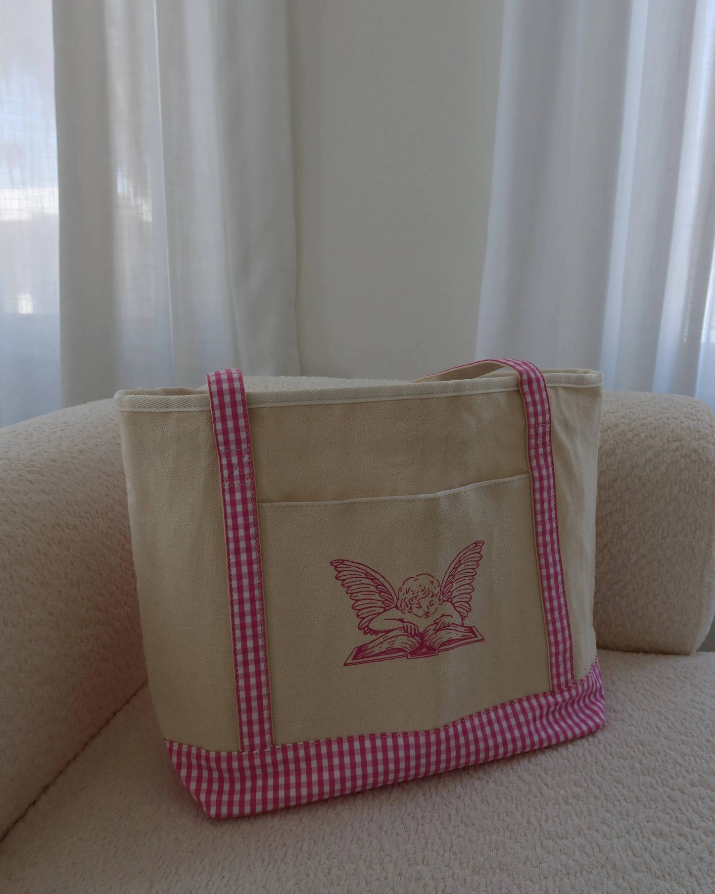 The Lover Gingham Tote Bag