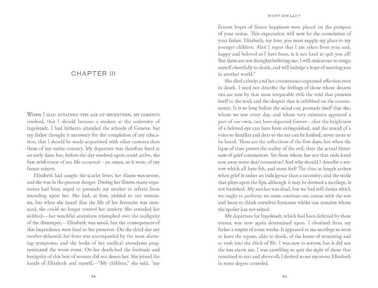 Frankenstein by Mary Shelley: Hardcover