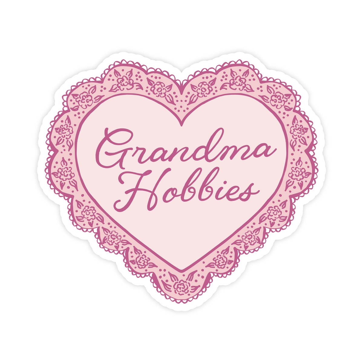 Grandma Hobbies Sticker